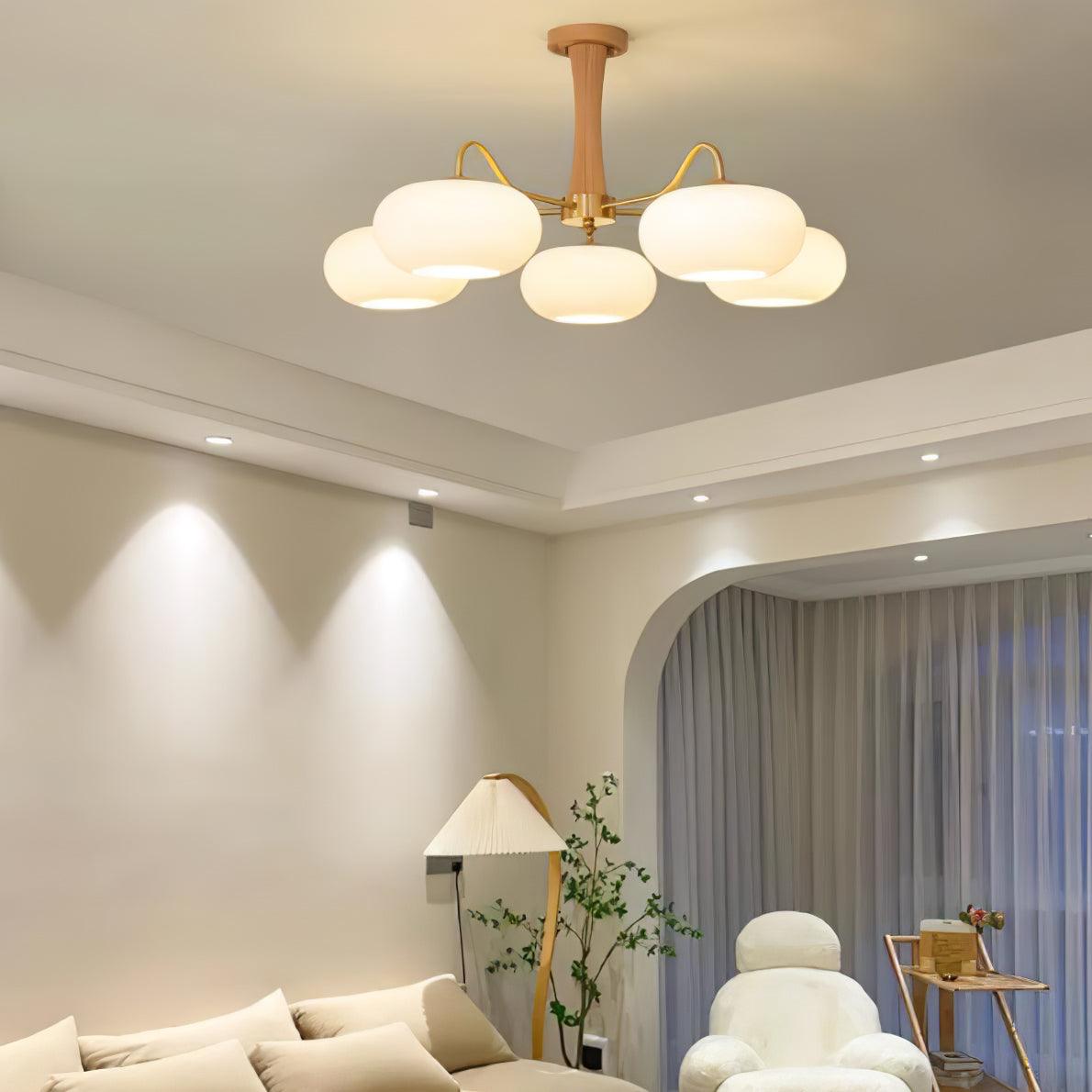 Nelynella Glass Chandelier-Moonnatur