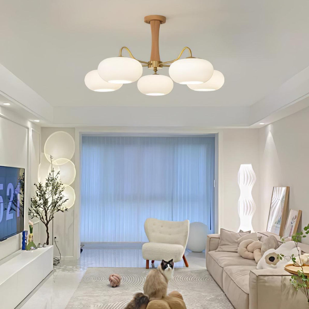 Camberenora Glass Chandelier-Moonnatur