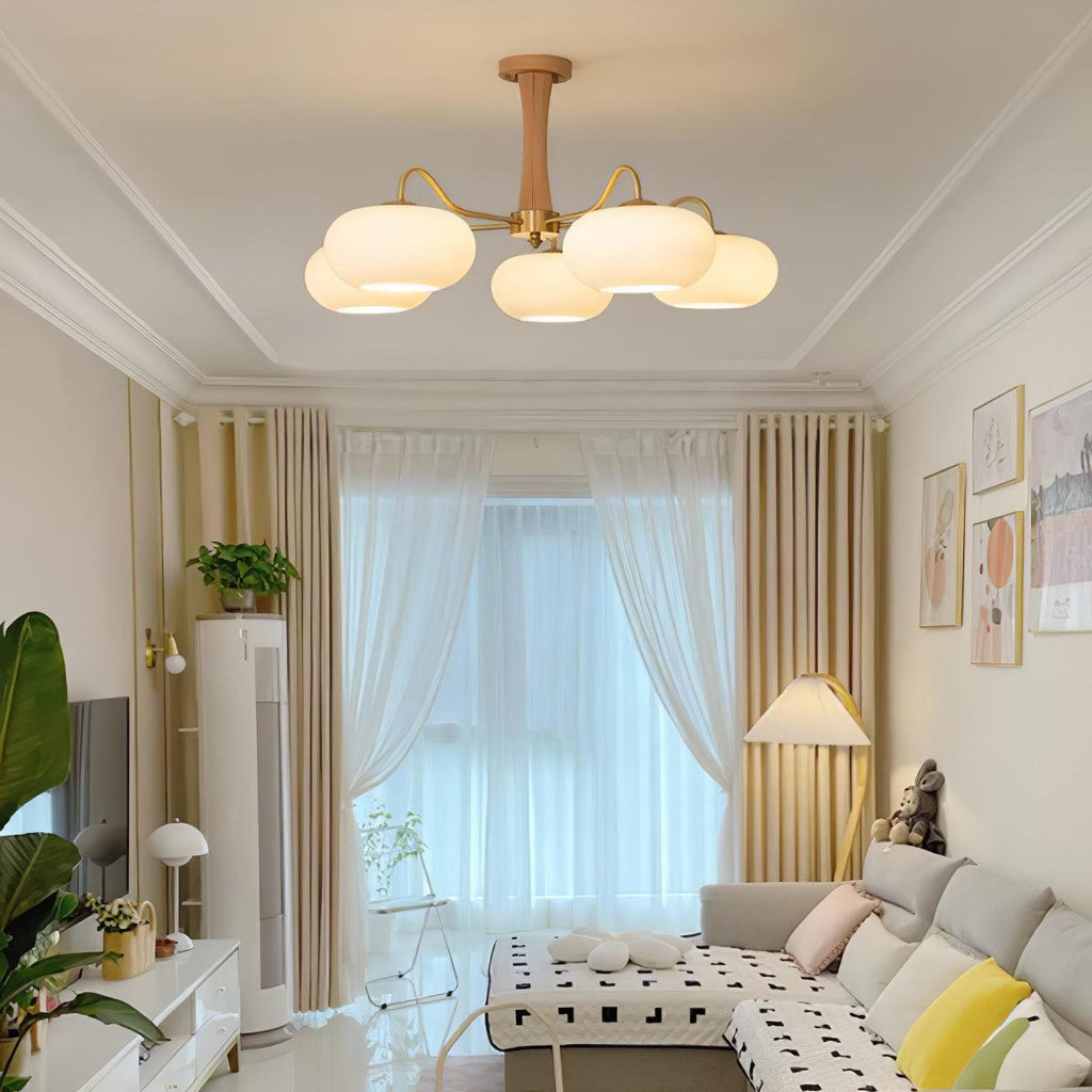 Nelynella Glass Chandelier-Moonnatur