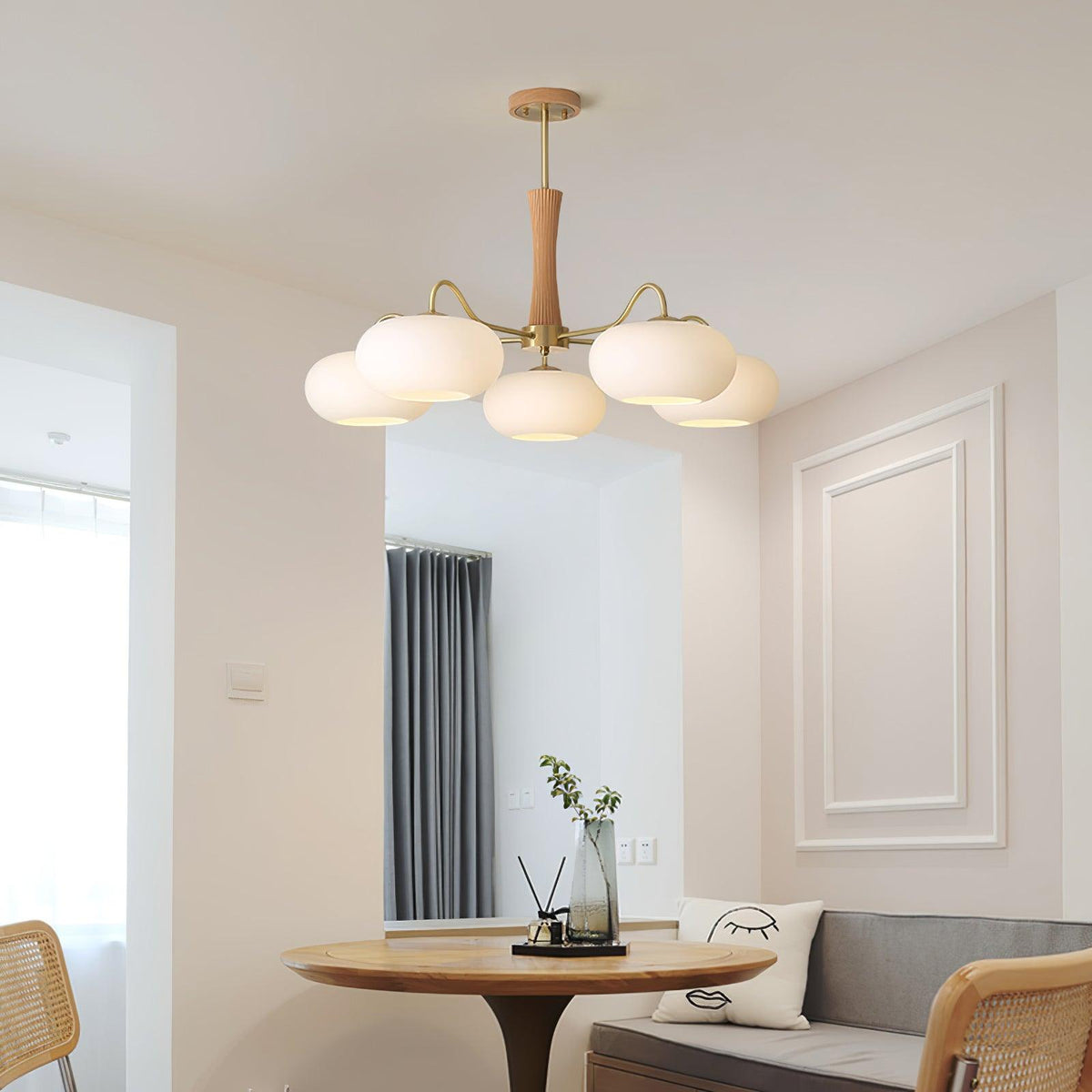 Nelynella Glass Chandelier-Moonnatur