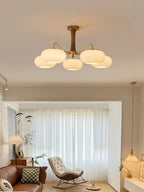 Nelynella Glass Chandelier-Moonnatur