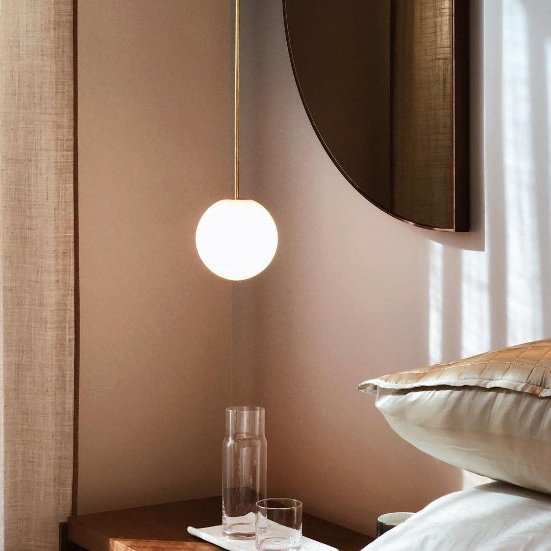 Zevella Glass Pendant Lamp-Moonnatur