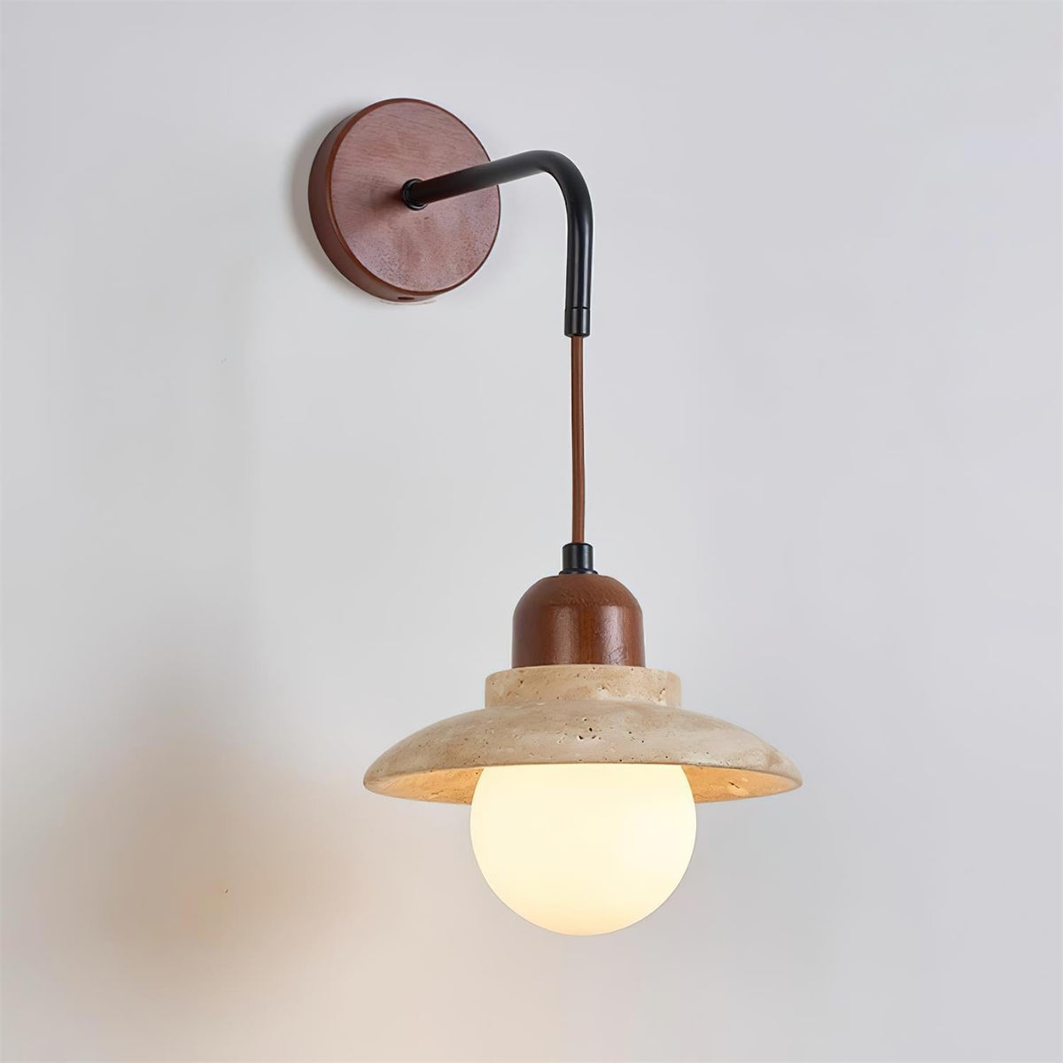Jardenfield Travertine Wall Light-Moonnatur