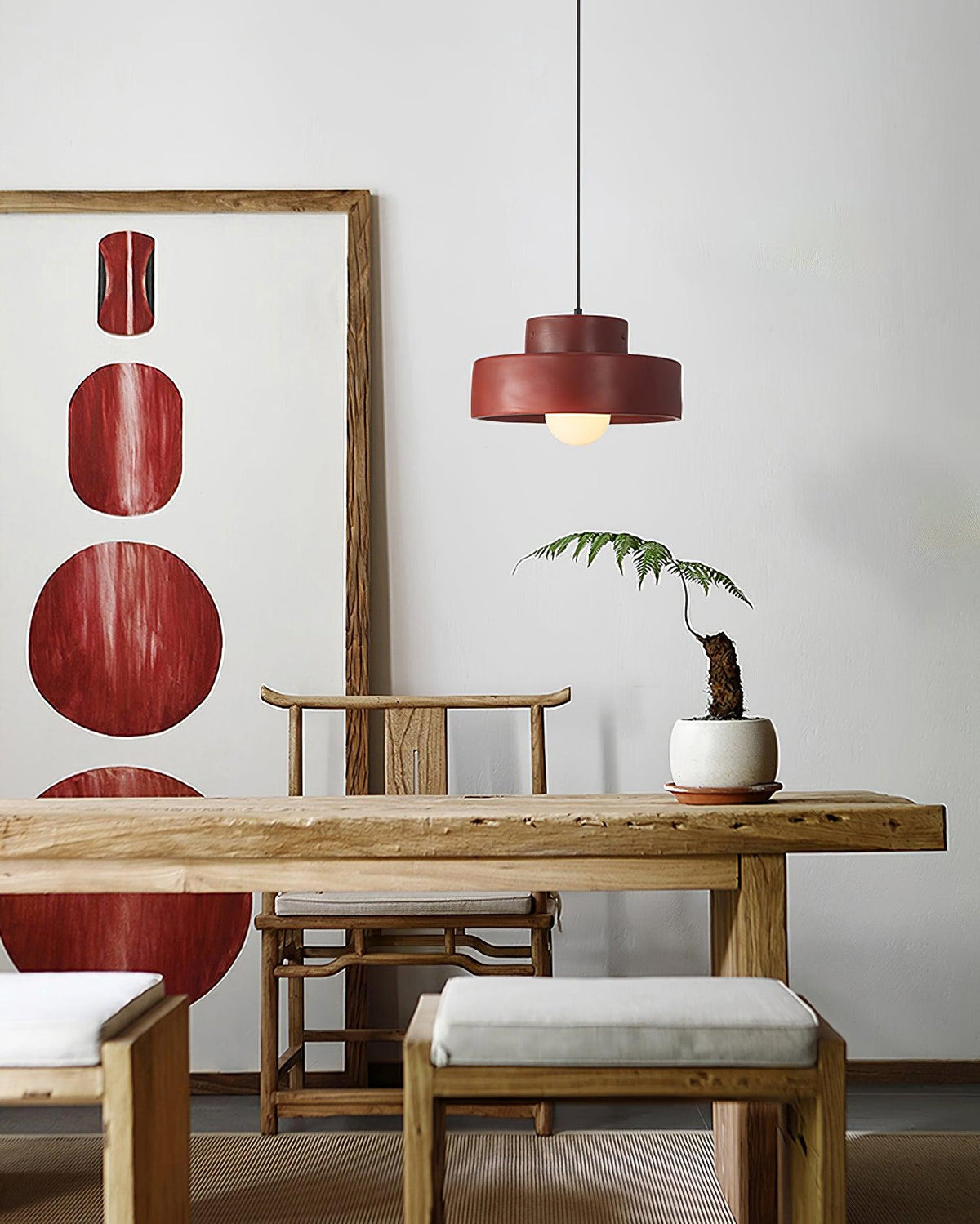 Ashcombe Resin Pendant Light-Moonnatur