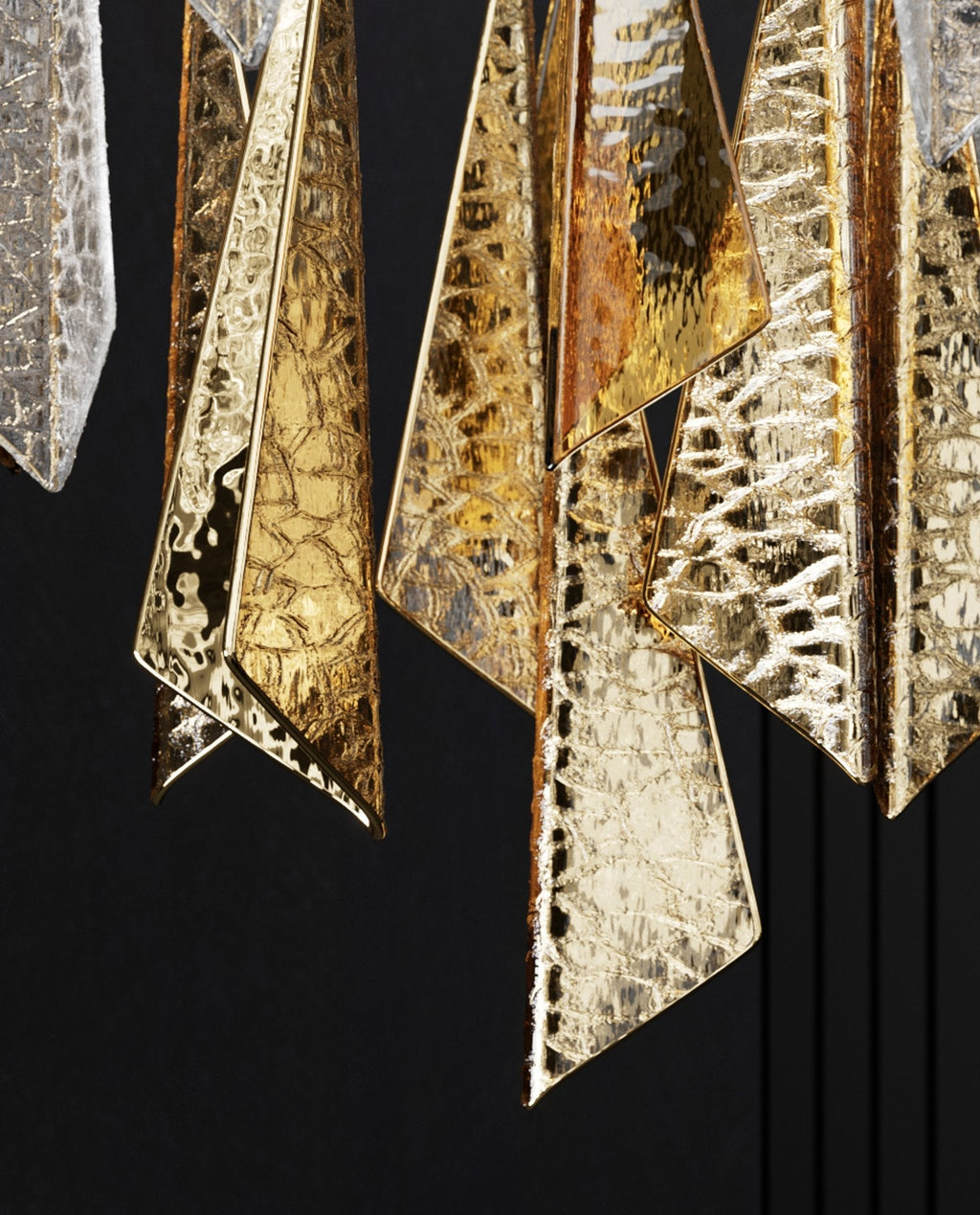 Talenina Glass Chandelier-Moonnatur