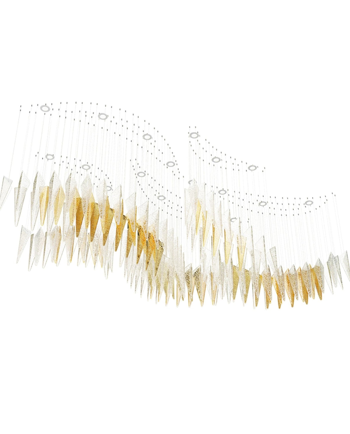 Talenina Glass Chandelier-Moonnatur