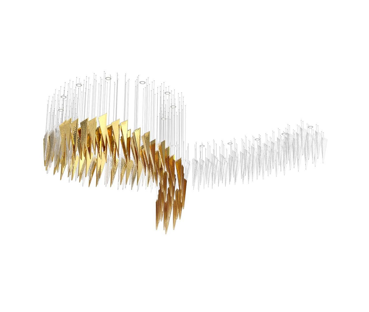 Talenina Glass Chandelier-Moonnatur