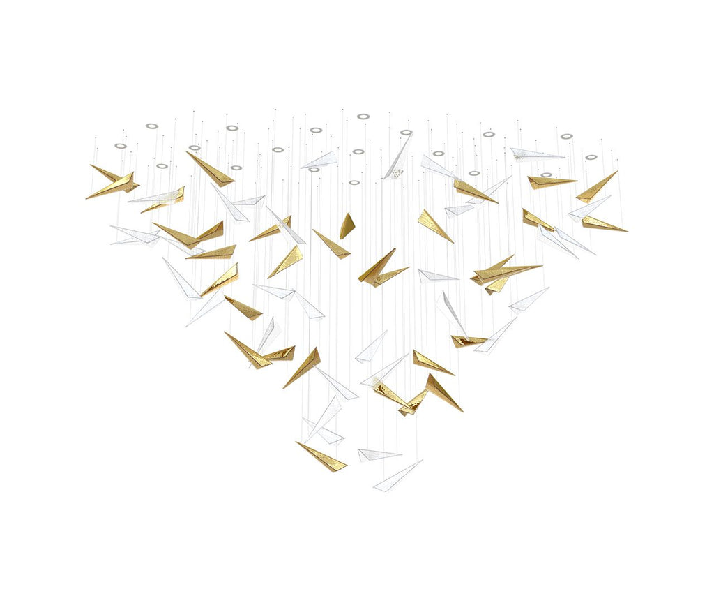 Talenina Glass Chandelier-Moonnatur