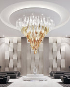 Talenina Glass Chandelier-Moonnatur