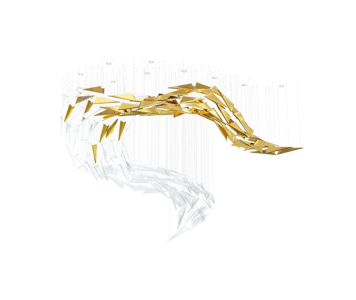 Talenina Glass Chandelier-Moonnatur