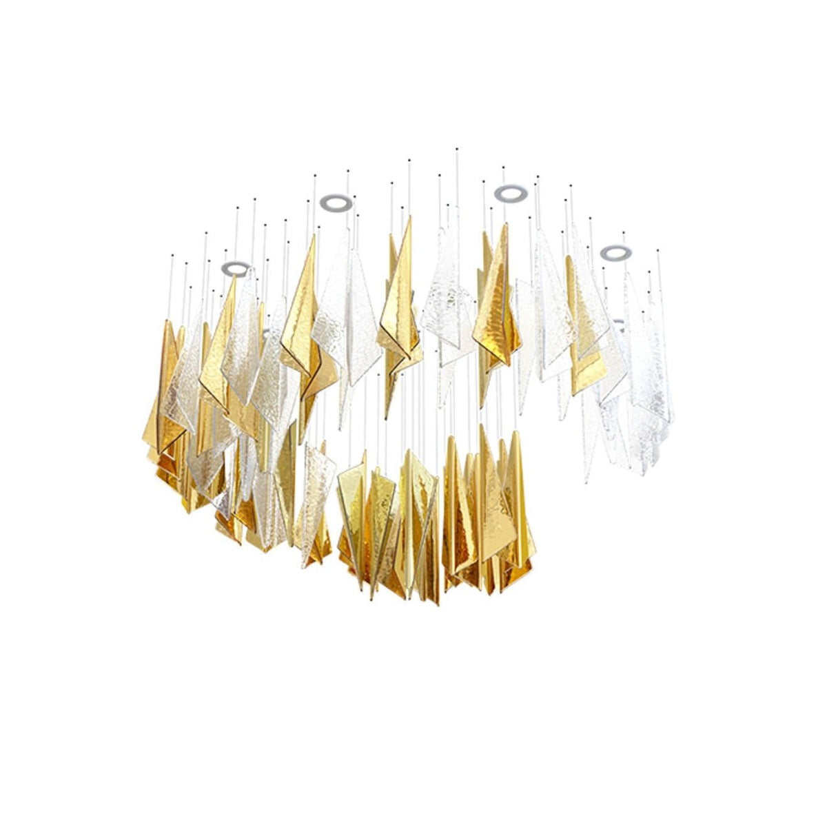 Talenina Glass Chandelier-Moonnatur