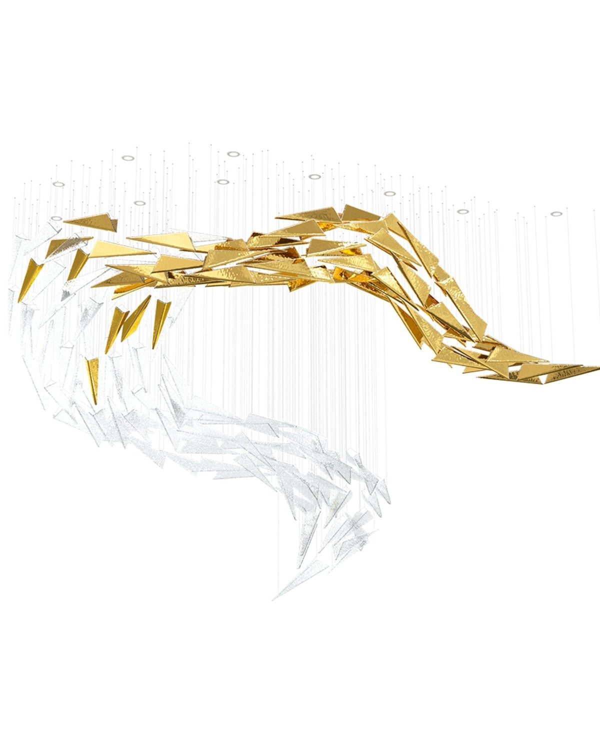 Talenina Glass Chandelier-Moonnatur
