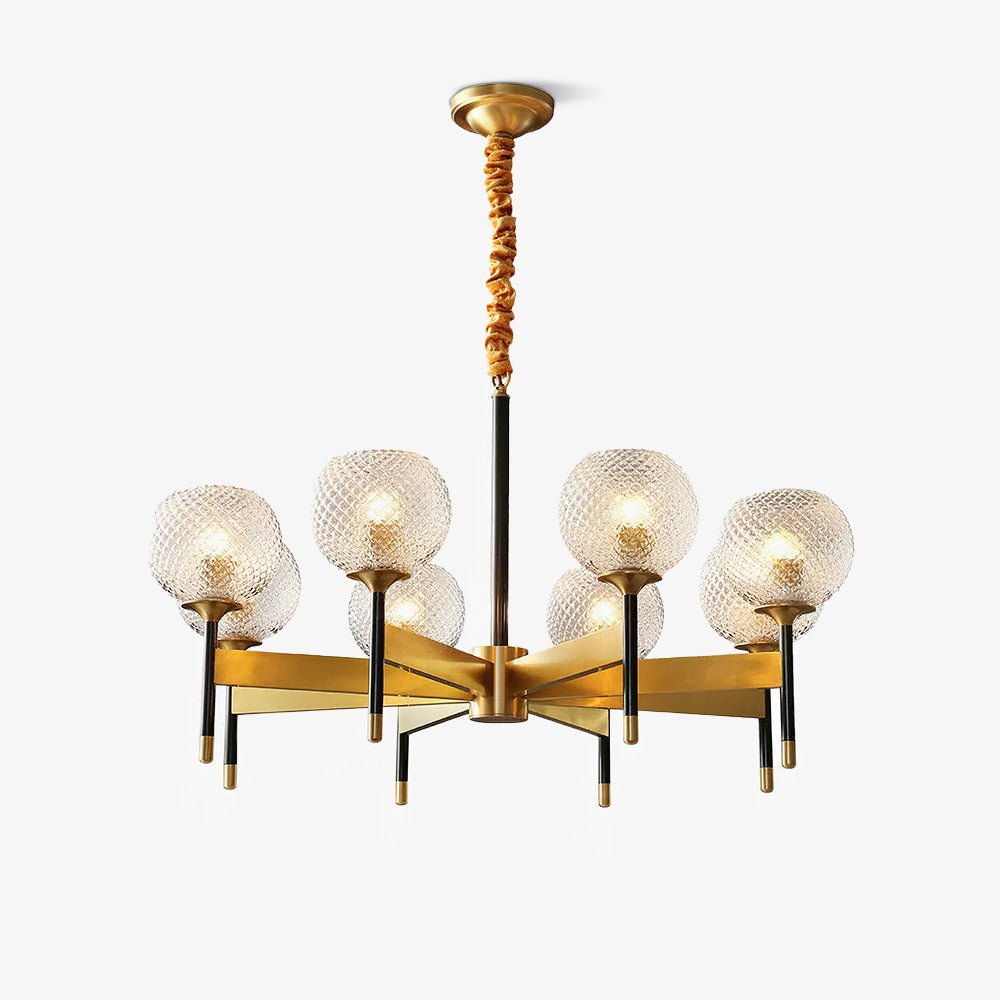 Ardenis Glass Chandelier-Moonnatur