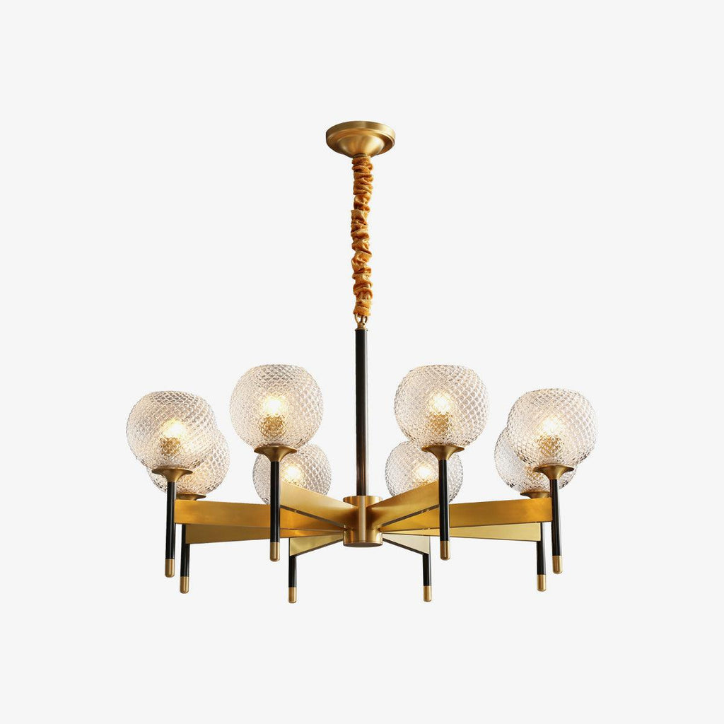 Ardenis Glass Chandelier-Moonnatur