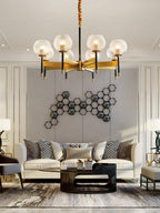 Ardenis Glass Chandelier-Moonnatur