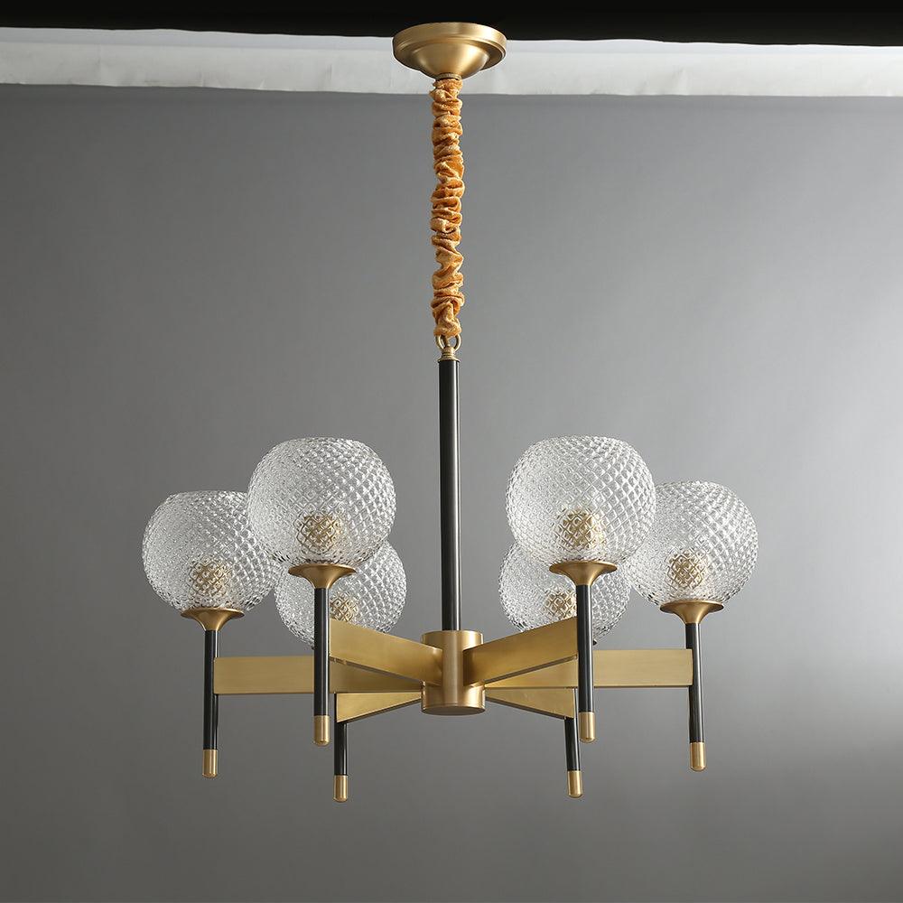 Ardenis Glass Chandelier-Moonnatur