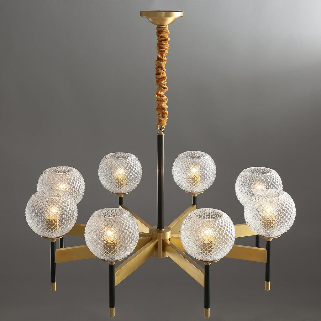 Ardenis Glass Chandelier-Moonnatur
