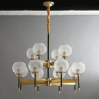 Ardenis Glass Chandelier-Moonnatur