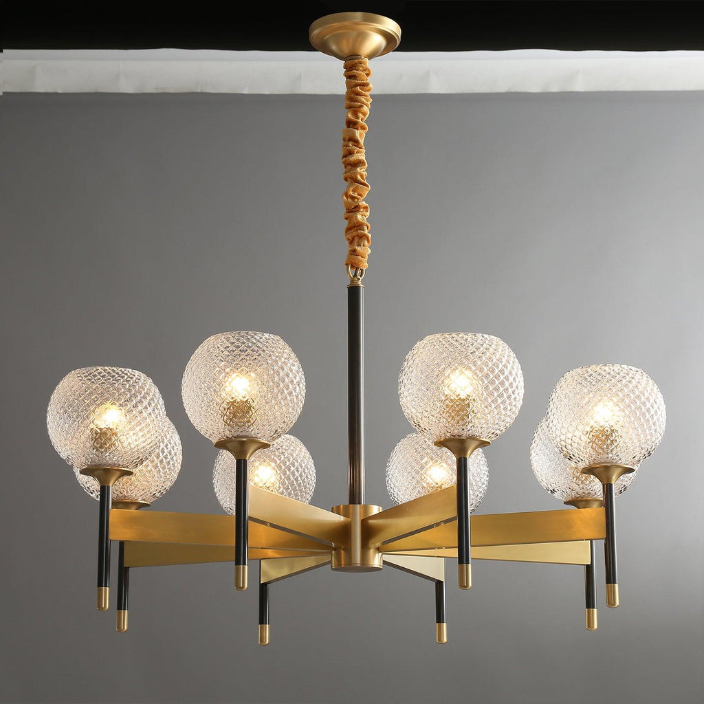 Ardenis Glass Chandelier-Moonnatur