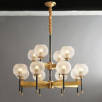 Ardenis Glass Chandelier-Moonnatur