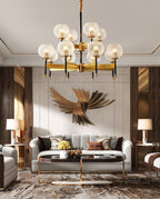 Ardenis Glass Chandelier-Moonnatur