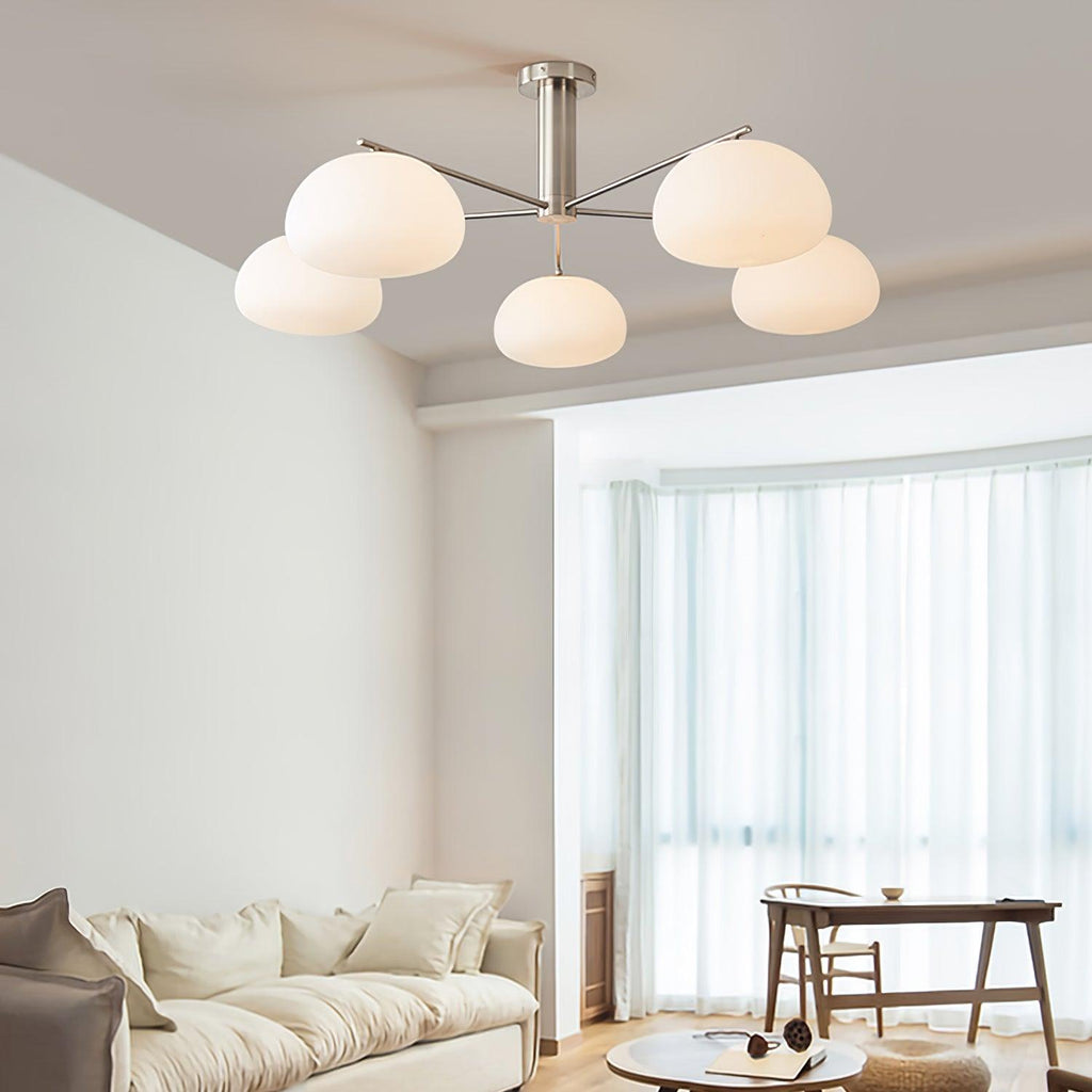 Penreleth Glass Chandelier-Moonnatur