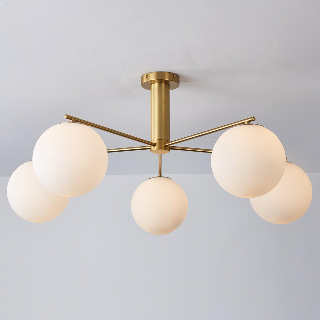 Penreleth Glass Chandelier-Moonnatur