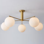 Penreleth Glass Chandelier-Moonnatur