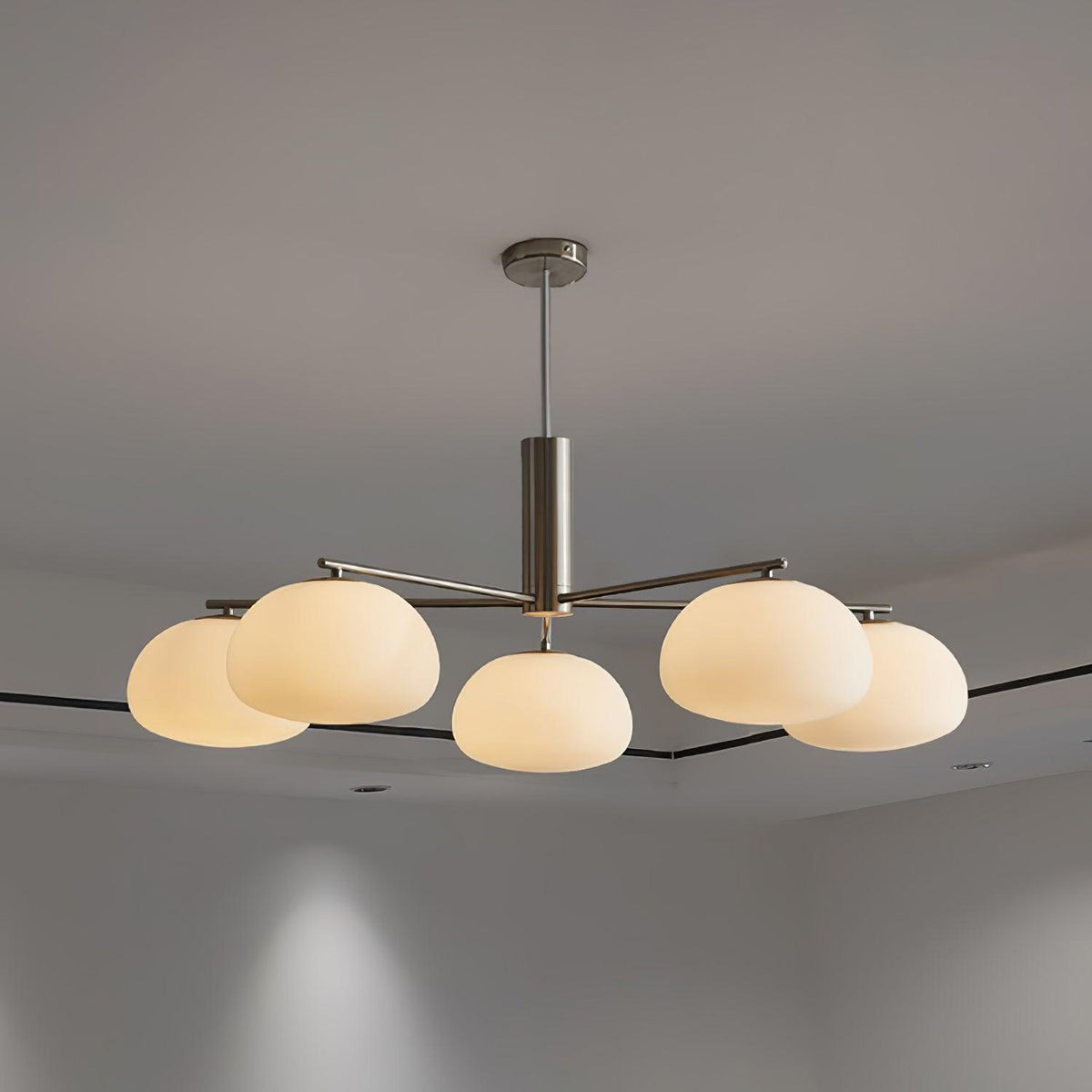 Penreleth Glass Chandelier-Moonnatur
