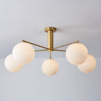 Penreleth Glass Chandelier-Moonnatur