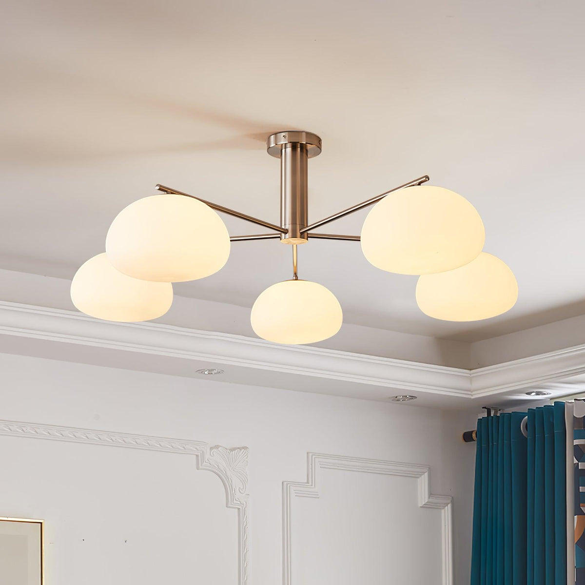 Penreleth Glass Chandelier-Moonnatur