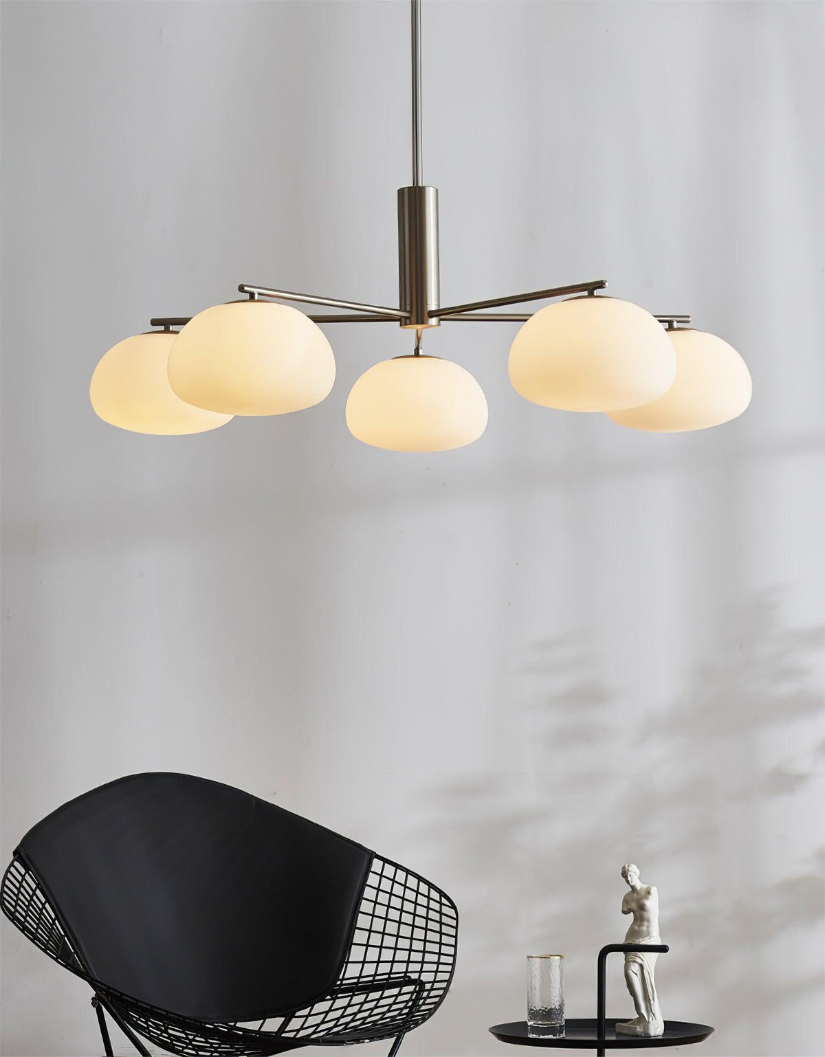 Penreleth Glass Chandelier-Moonnatur
