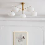Penreleth Glass Chandelier-Moonnatur