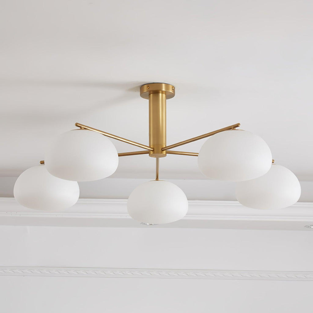 Penreleth Glass Chandelier-Moonnatur