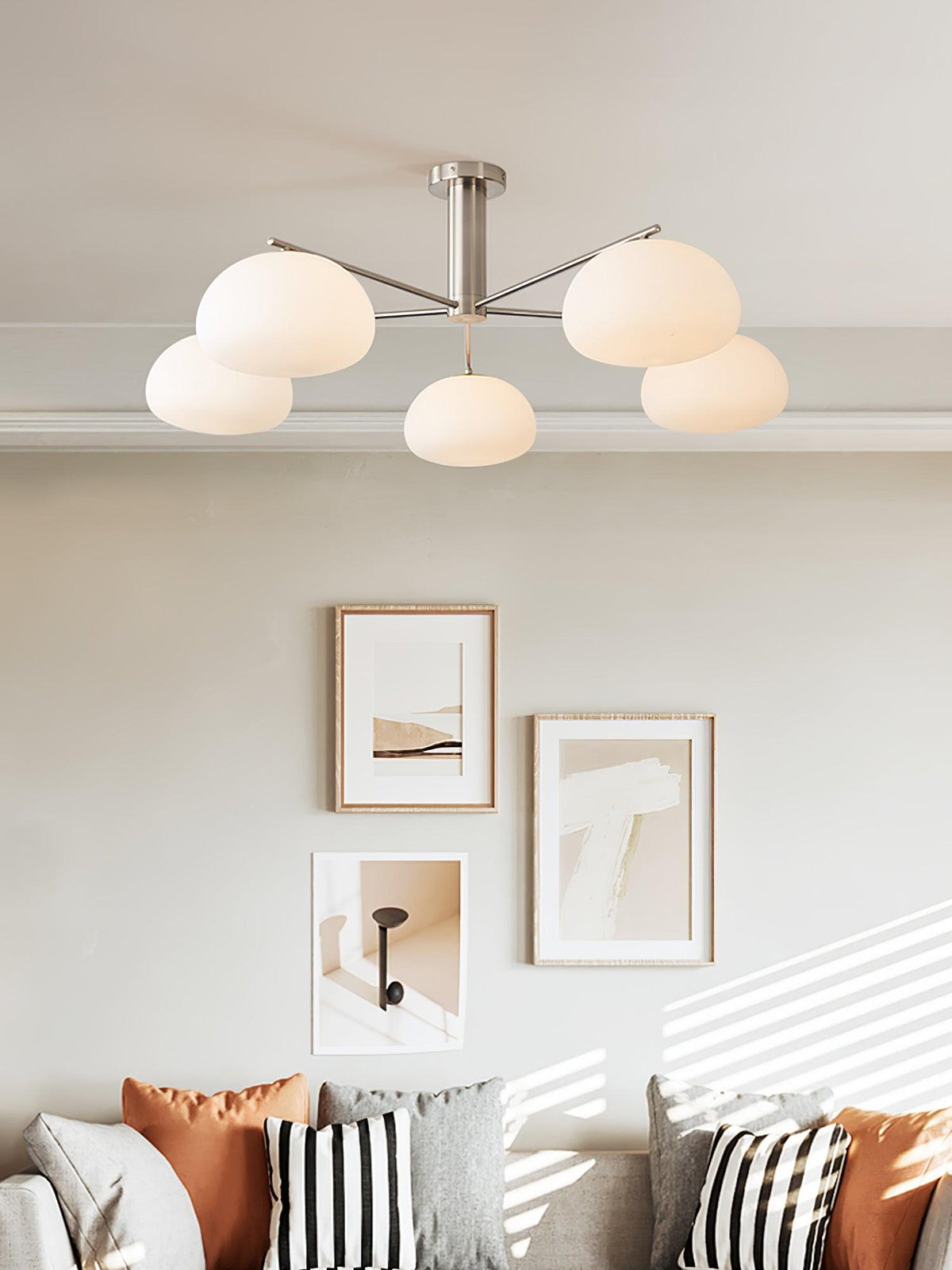 Penreleth Glass Chandelier-Moonnatur