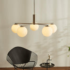 Penreleth Glass Chandelier-Moonnatur
