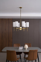 Telise Fabric Chandelier-Moonnatur