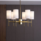 Telise Fabric Chandelier-Moonnatur