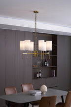 Telise Fabric Chandelier-Moonnatur