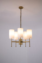 Telise Fabric Chandelier-Moonnatur