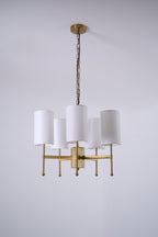 Telise Fabric Chandelier-Moonnatur