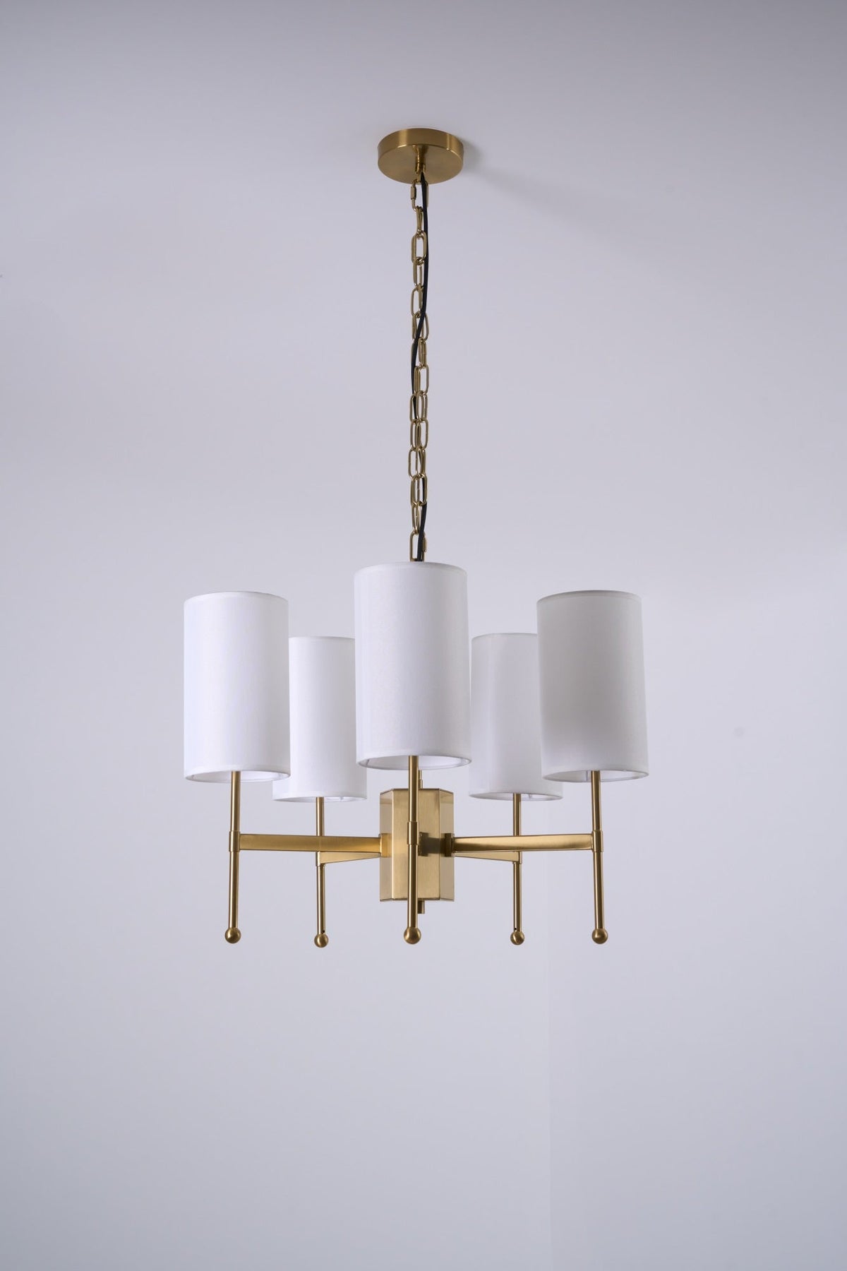 Telise Fabric Chandelier-Moonnatur