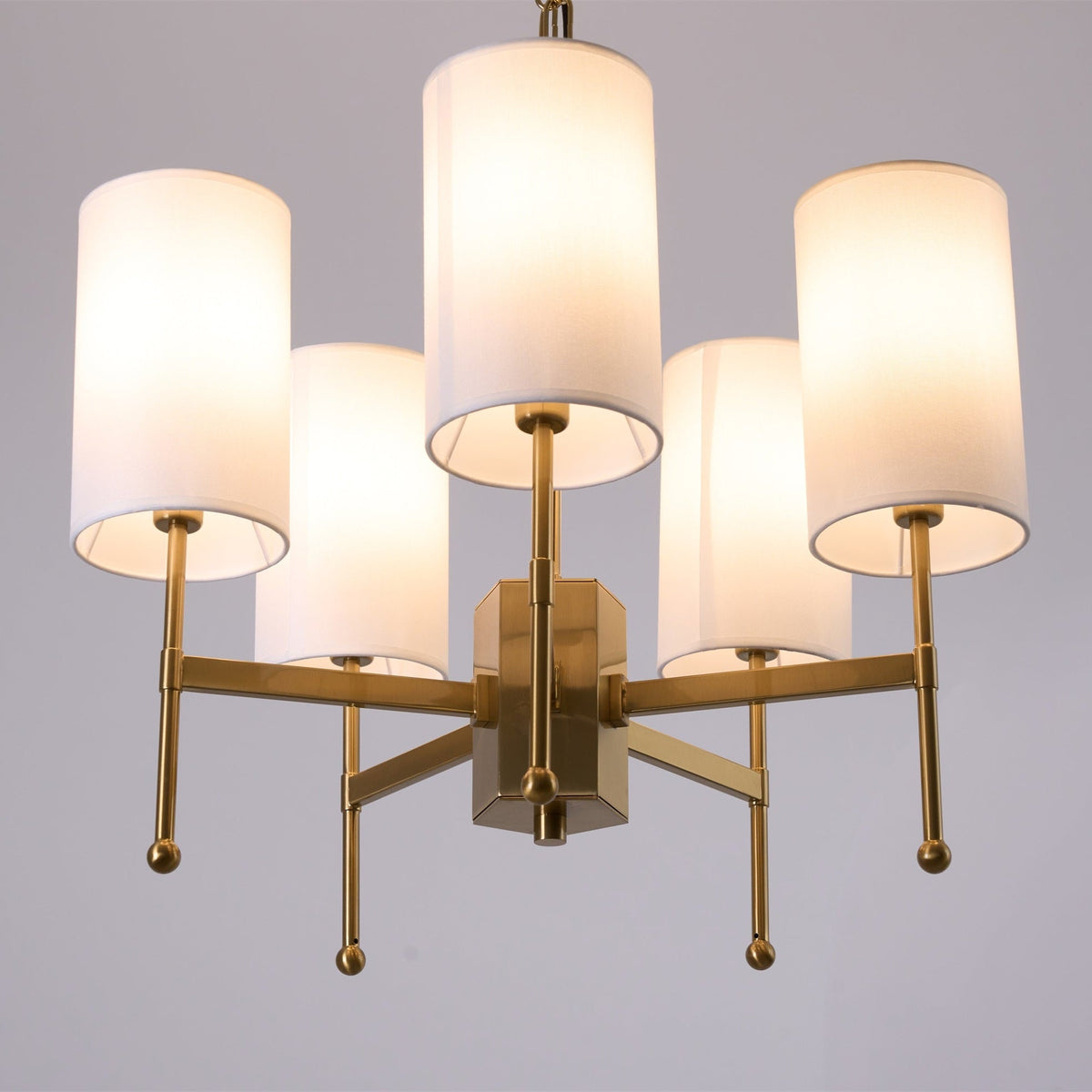 Telise Fabric Chandelier-Moonnatur