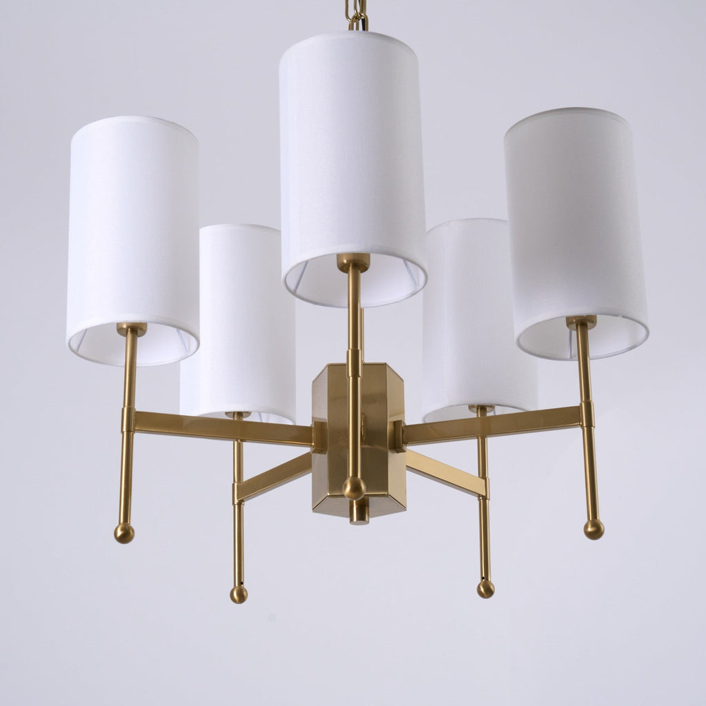 Telise Fabric Chandelier-Moonnatur