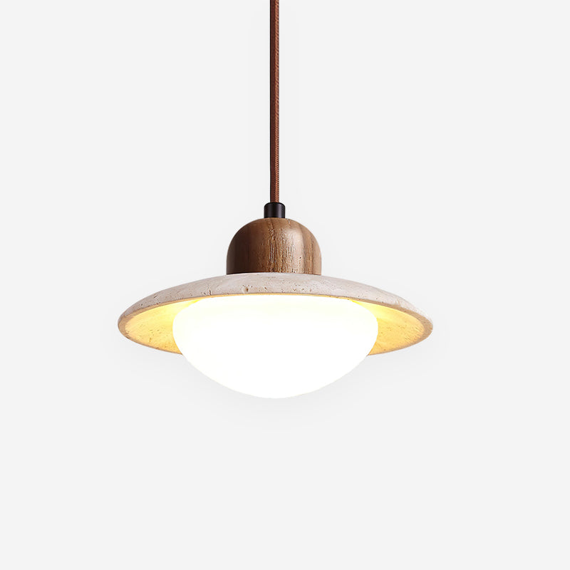 Cumberlyn Travertine Pendant Light-Moonnatur