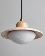 Cumberlyn Travertine Pendant Light-Moonnatur