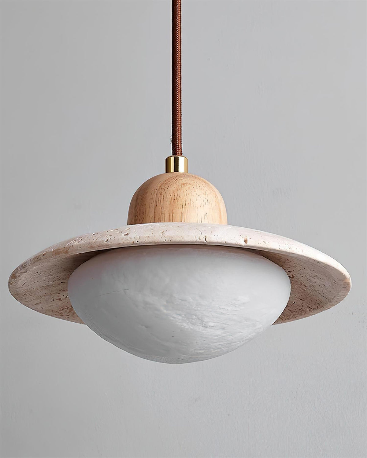 Cumberlyn Travertine Pendant Light-Moonnatur
