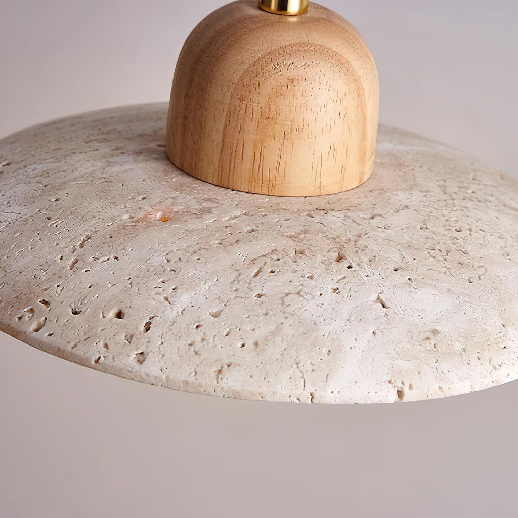 Cumberlyn Travertine Pendant Light-Moonnatur