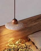 Cumberlyn Travertine Pendant Light-Moonnatur