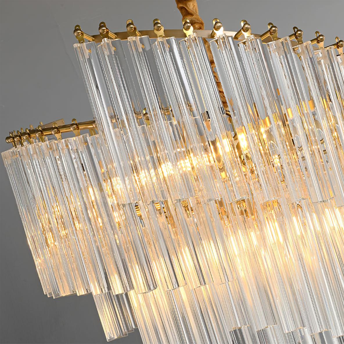 Roselle Crystal Chandelier-Moonnatur